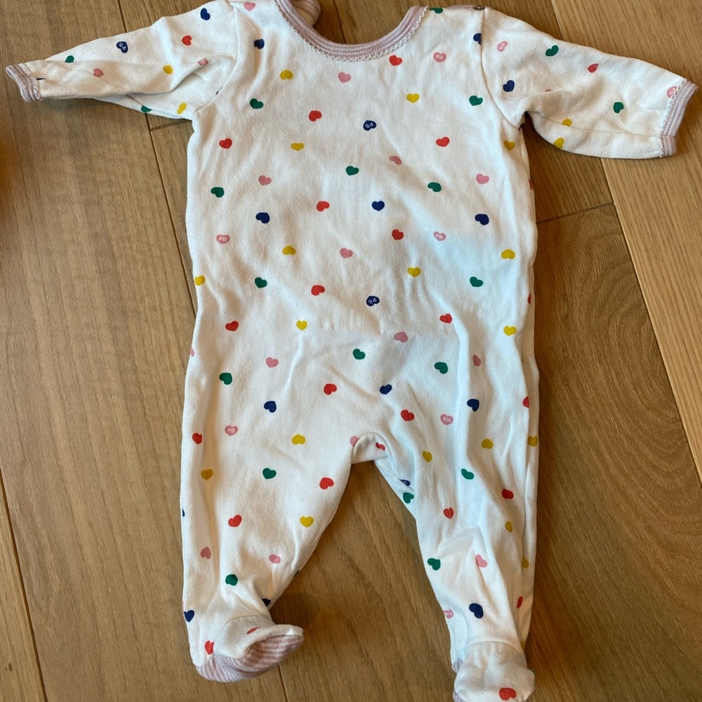 Petit bateau footed onesie